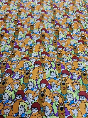 £12.99 • Buy Scooby Doo  By Hanna-barbera 100% Craft Cotton Camelot Fabrics Quilting Fabric