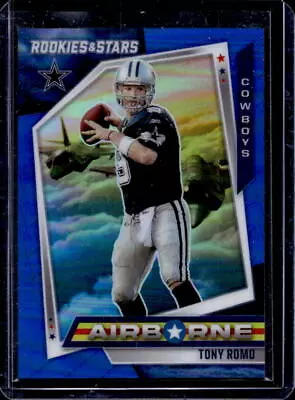 $0.99 • Buy 2021 Rookies & Stars Tony Romo Blue Prizm Airborne #39/50 Cowboys