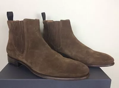 $698 Brand New John Varvatos Collection Covered Chelsea Sharpei Suede Boots 11 • $349.99