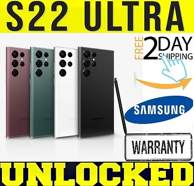 $988.95 • Buy Samsung Galaxy S22 Ultra S908u1 128gb│ 256gb │ 512gb (factory Unlocked) ❖sealed❖