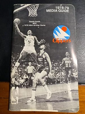 1978-79 Media Guide Clippers NBA Randy Smith MVP NMA All-Star Game Basketball • $33.12