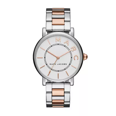 New Marc Jacobs Mj3551 Ladies Roxy Silver Rose Gold Two Tone Watch - Warranty • $124.33