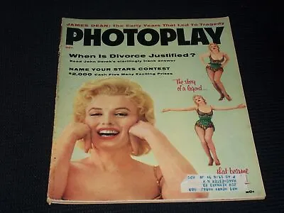 1956 October Photoplay Magazine - Marilyn Monroe Front Cover - E 1790 • $30