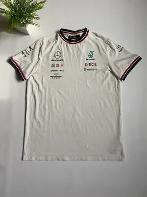 Mercedes Benz Amg F1 Team Petronas Racing T-shirt Size M Men White • $29.99