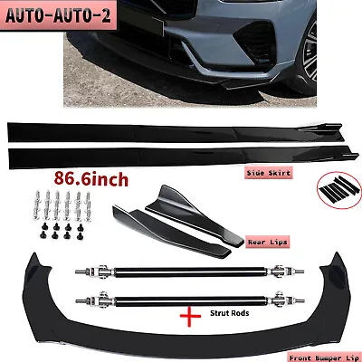 For XC60 XC40 XC90 Front Rear Bumper Lip Spoiler Body Kit Splitter Side Skirt • $79.99