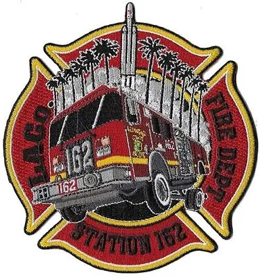 LA County Station 162 New Design Apparatus  NEW Fire Patch ! • $6.95