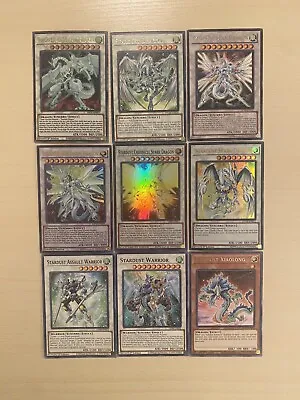 Stardust Variants Stardust Dragon Shooting Star Dragon 9 Yugioh Cards • $13.95