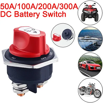 Battery Isolator Rotary Switch Disconnect Selector Cut Off Marine Boat Car Truck • $12.99