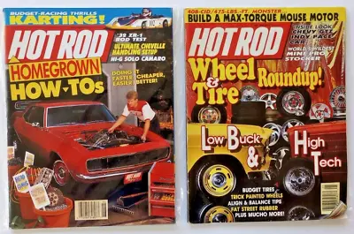 Vintage Hot Rod Magazine May & June 1990 Wheel & Tire Roundup & Homegrown • $11.69