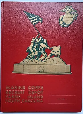 1975 U. S. Marine Corps Basic Training Yearbook Platoon 123 Parris Island Sc • $99.99