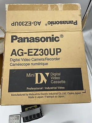 PANASONIC AG-EZ30UP 3CCD MINI DV DIGITAL TAPE VIDEO CAMERA  AG-EZ30 With Extras • $240