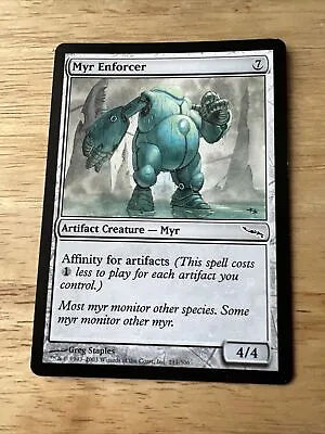 Mtg - Myr Enforcer - Mirrodin - Lp • £1.95