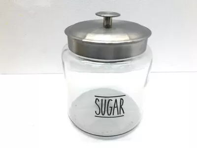 Anchor Hocking 96-Ounce Sugar Montana Jar With Stainless Steel Lid 13593AHG18 • $29.99