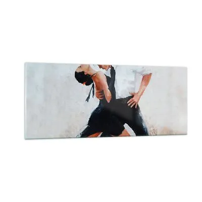 Glass Print 100x40cm Wall Art Picture Dance Dancer Medium Decor Image Artwork • £78.59