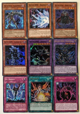 $7.95 • Buy YuGiOh 9 Card Destiny Hero And Related Card Set/Lot