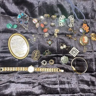 Lot Of 27 Pc  Assorted Vintage To Now Jewelry Sterling Gold Filled Some Pearls • $75