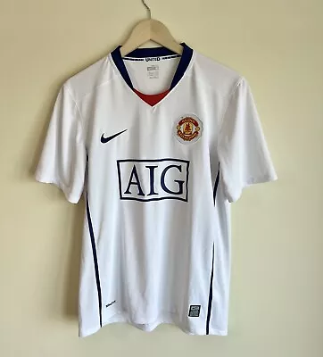 Manchester United* 2008/2009 Away Football Shirt Soccer Jersey Nike Men's Size M • $55