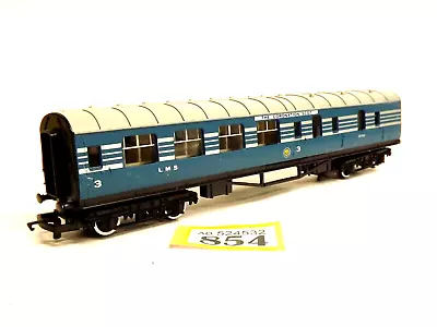 £29.50 • Buy Hornby Coronation Scot 1St Class Coach LMS Blue Livery No.1071 (OO) Unboxed O855
