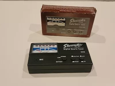 Starcaster By Fender 5006 Digital Quartz Guitar Tuner Guitar & Bass • $14.44