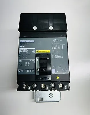 FA36100 Square D 100 Amp 600V 3 Pole ILine Circuit Breaker NEW SURPLUS • $399.99