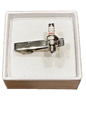 Tie Clip Clasp Champion Spark Plug Vintage Unique Gift Promo • $24.99