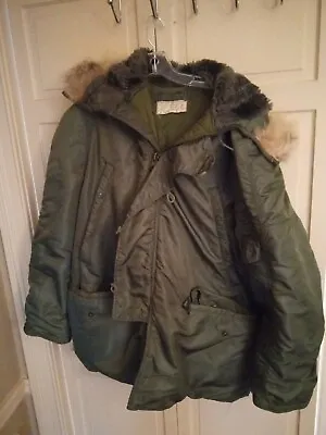 Vintage USAF N-3B Parka Coat ( Southern Athletic ) Medium • $300