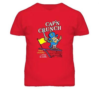 Capn Crunch Captain Retro Cereal Box T Shirt • $19.99