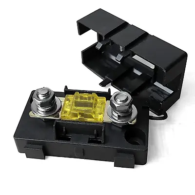 Speedware Mini-Anl/Midi Inline Fuse Holder With Cover And Bolt-Down Studs (100A  • $18.38