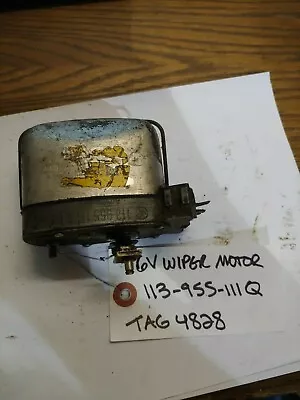 $85 • Buy  Wiper Motor For Vintage Volkswagen Beetle Bug  SWF 6 Volt 113 955 111 Q
