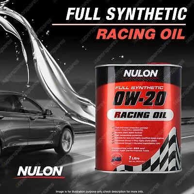 Premium Quality Nulon Full Synthetic SYN 0W20 Racing Car Engine Oil 1L NR0W20-1 • $48.95
