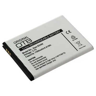 Battery For Samsung GT-S5300 GT-S5301 GT-S5310 GT-S5312 Accu Battery • £17.60