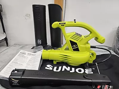 Sun Joe SBJ603E 3-in-1 Electric Blower | 240 MPH | 13 Amp | Vacuum | Mulcher • $39.99