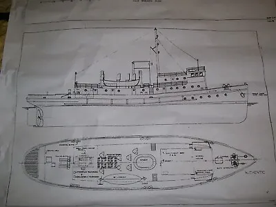   US ARMY LT TUG   Ship Boat Model Plans • $21.99