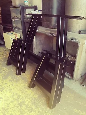 £130 • Buy A Frame Industrial Steel Table And Bench Legs, Metal 60/40 Box Legs 'A' Frame