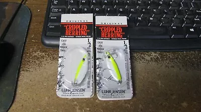 Luhr-Jensen  Crippled Herring  2 Ct  1/2 Oz Free Shipping • $14