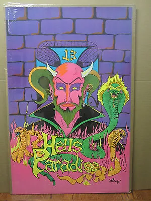 Vintage Hells Paradise 13 ORIG Black Light Poster 2364 • $59.98