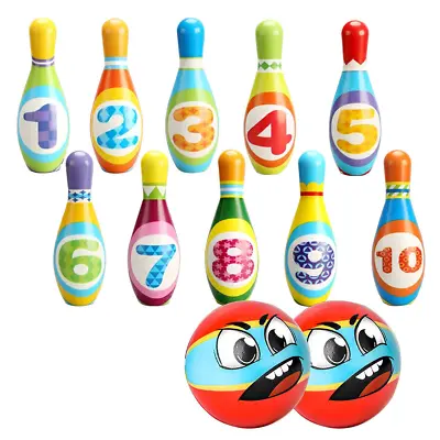 Kid Bowling Play Set Toys For 2 3 4 5 Year Old Boys Girls Birthday Gift UK • £10.95