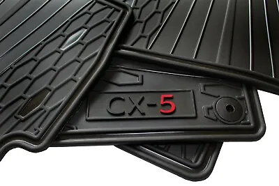 Set Of All Weather OEM Mazda CX5 Floor Mats  2017-2023 Genuine Only FWD Versions • $94.99