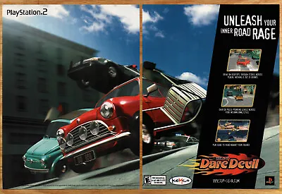 Top Gear Dare Devil Racing - 2 Page Game Print Ad / Poster Promo Art 2001 • $14.99