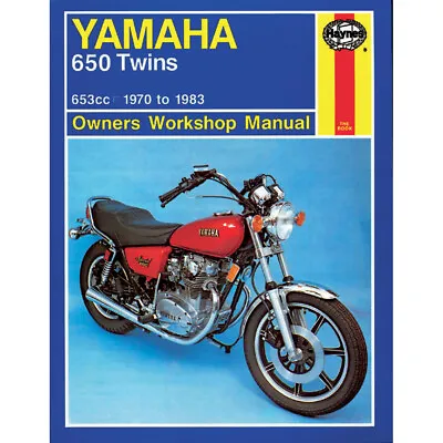 HAYNES Repair Manual - Yamaha 650 Twins 653cc Models (70-83) • $42.92