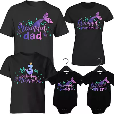 Mermaid Squad Family  Party Matching Custom Personalized T Shirt#P1#Or#A • £7.59