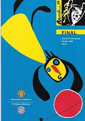 1999 Champions League Final Manchester United V Bayern Munich • £49.99