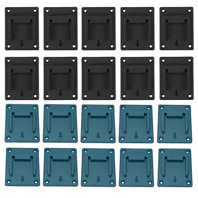 10PCS Electric Drill Tool Wall Mount Holder Hanger For Bosch Makita 18V Battery • £21.48