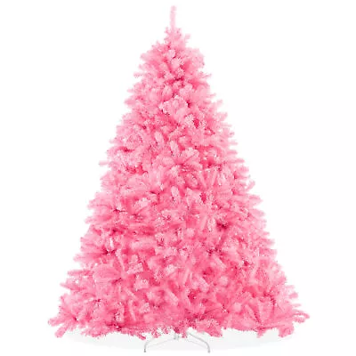 OPEN BOX - 7.5FT Artificial Pink Spruce Holiday/Christmas Tree W/ Stand • $78.49