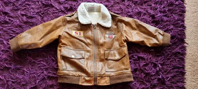 £6.99 • Buy Boys Leather Jacket 6-12 Month