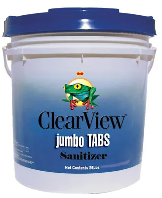 ClearView 3 Inch Jumbo Chlorine Tabs 25 Lb • $219.99