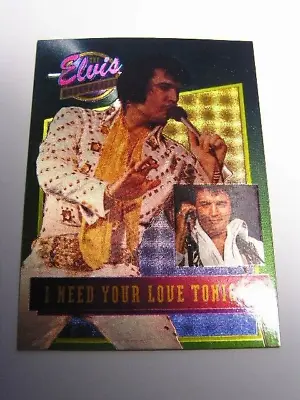 ELVIS PRESLEY 1992 River Group #2 I Need Your Love Dufex  Card #16 Of 40 • $15