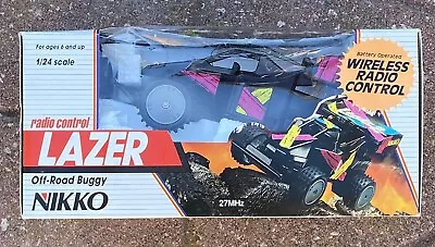 Nikko Lazer Radio Control Off Road Buggy 1/24 NOS RC Car 24206 • $67.92