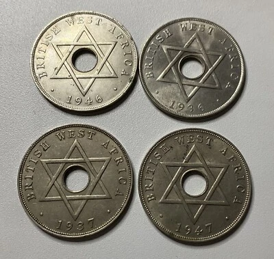 £0.99 • Buy British West Africa Penny High Grade Lot 1