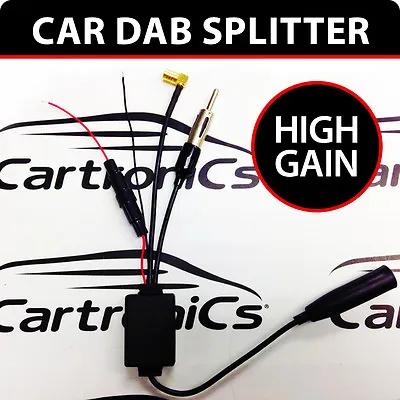 DAB Splitter For Digital Radio Adapter To Share FM Aerial Antenna • £6.99